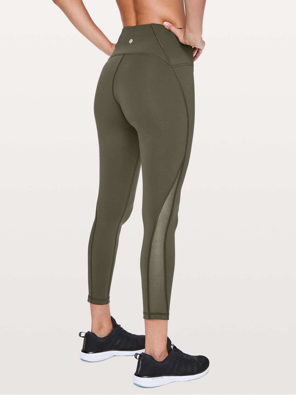 Lululemon /// Women’s Train Times 7/8 Pants - Dark Olive - Size 4